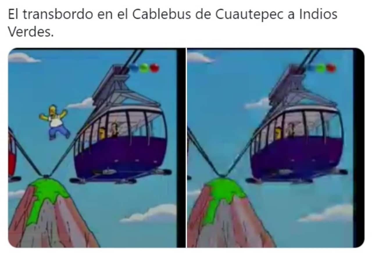 meme transbordo de cablebus cdmx