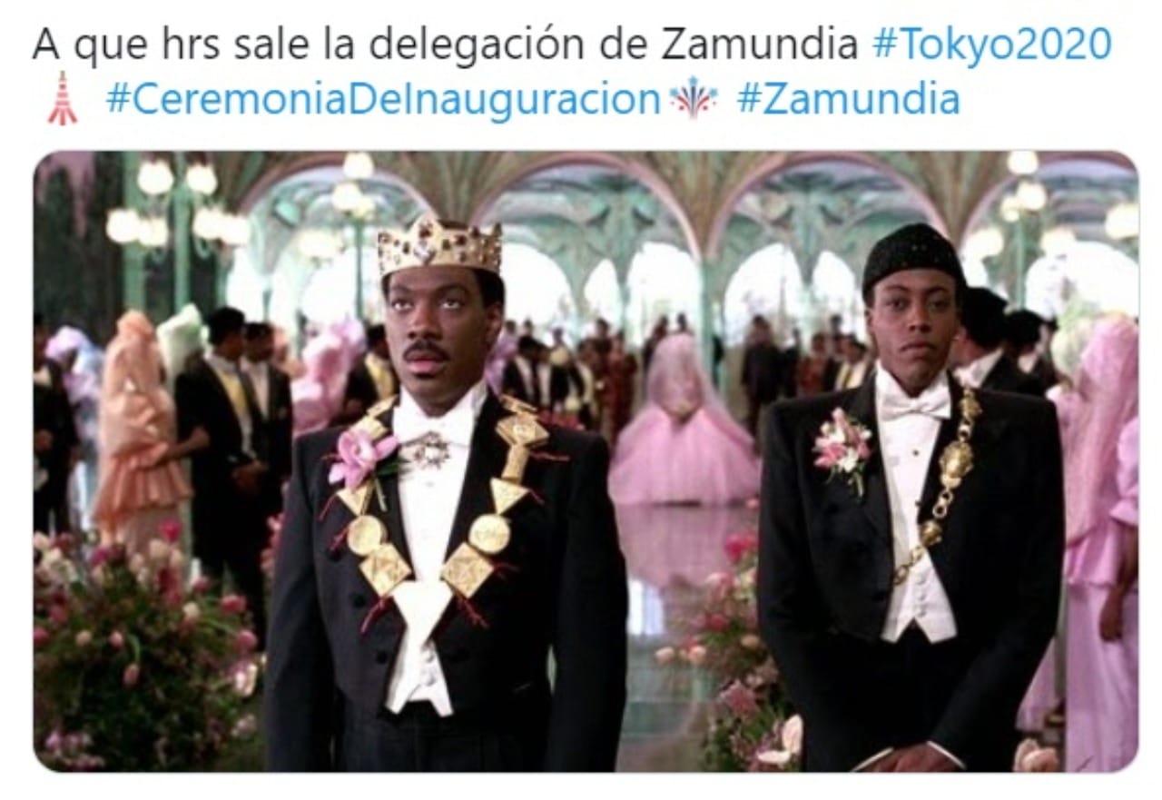 meme zamundia en inauguracion tokyo 2020
