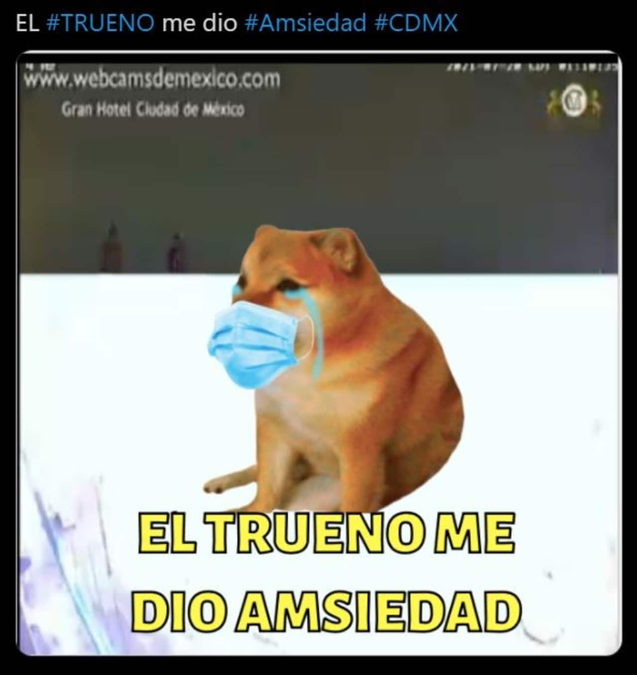Los Memes del trueno en la CDMX