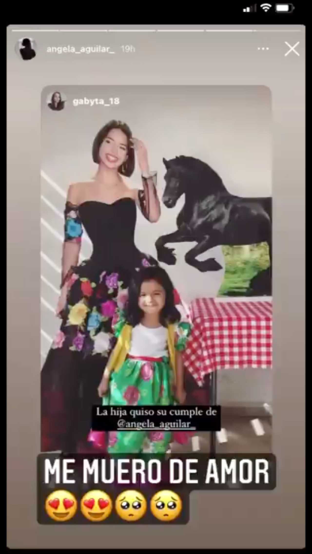 Niña festeja cumpleaños con temática de Ángela Aguilar