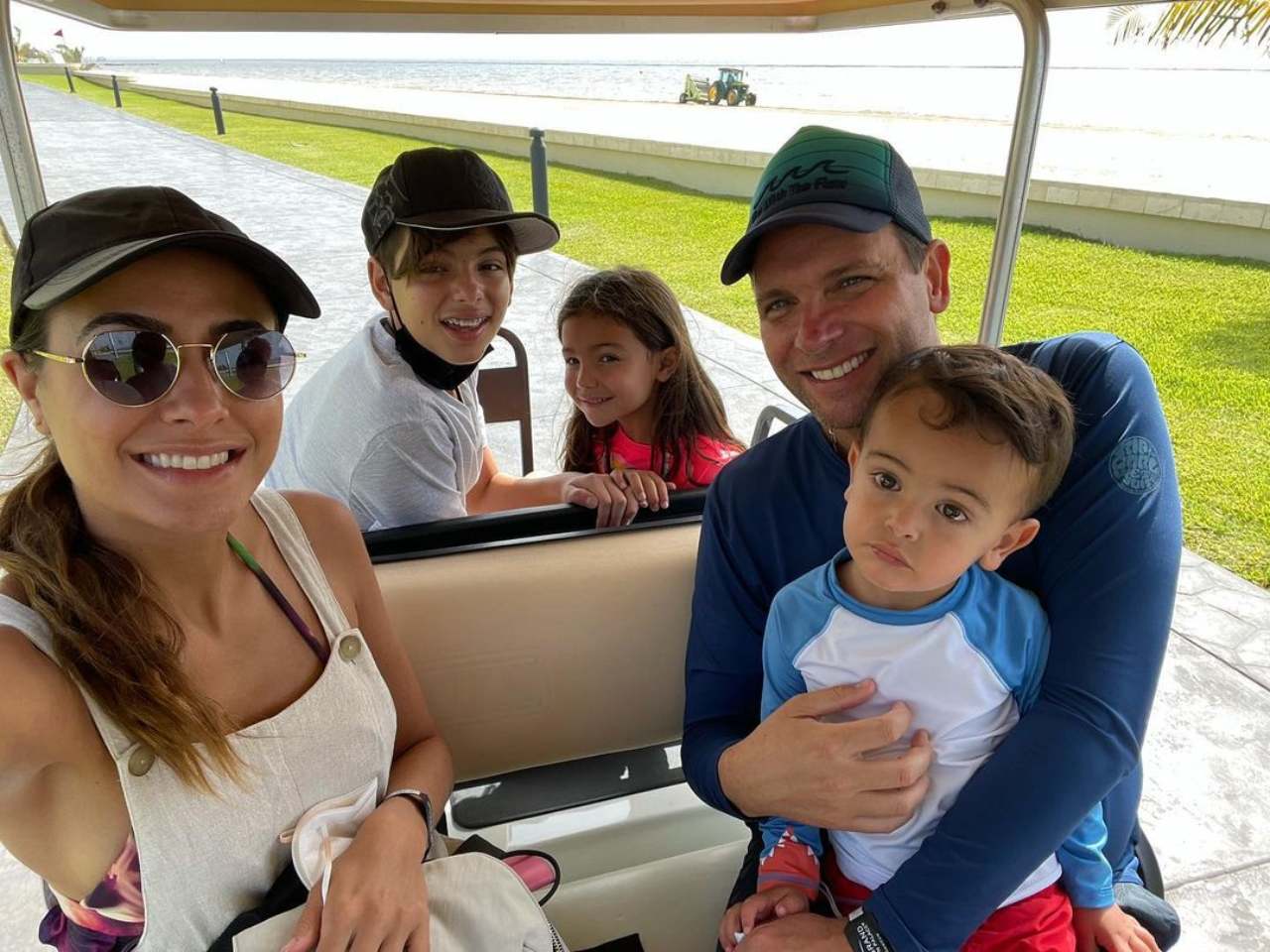 Odalys Patricio Borghetti y su familia