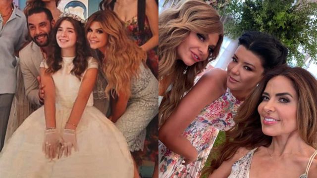 Itatí Cantoral celebra primera comunión de su hija