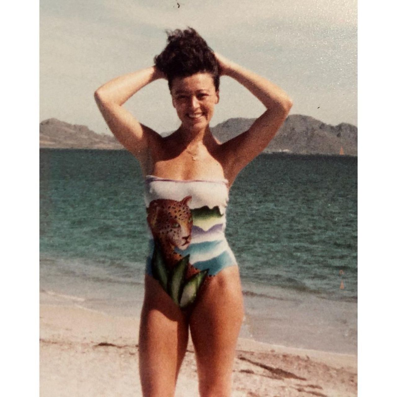 Sylvia Pasquel en su juventud bikini