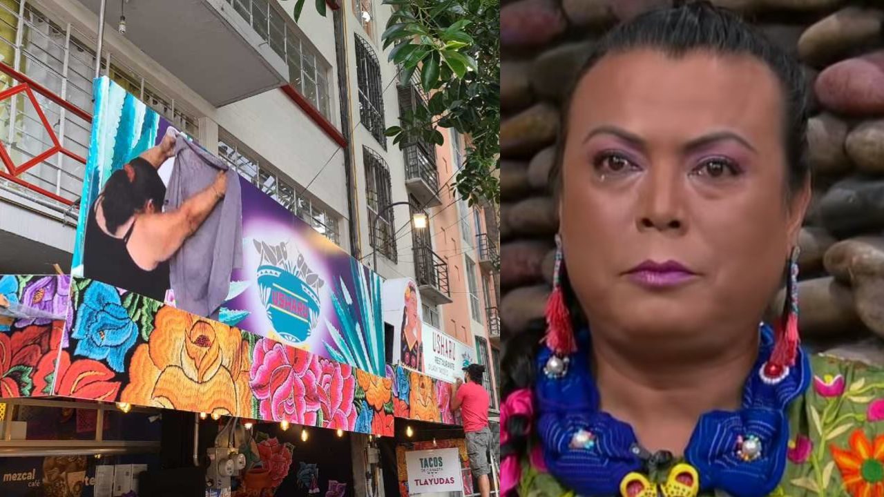 Tapan con meme a Lady Tacos de Canasta en restaurante donde vendía