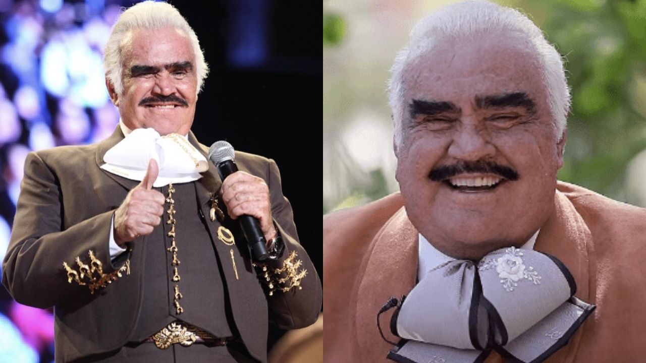 Vicente Fernández presume zapatos de 20 mil pesos