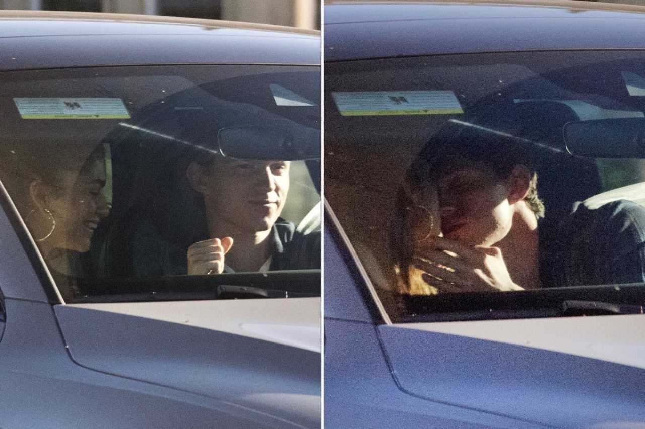 Zendaya y Tom Holland besÃ¡ndose