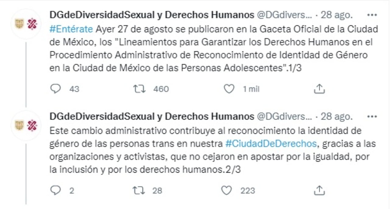 Adolescentes trans cambiar genero acta nacimiento