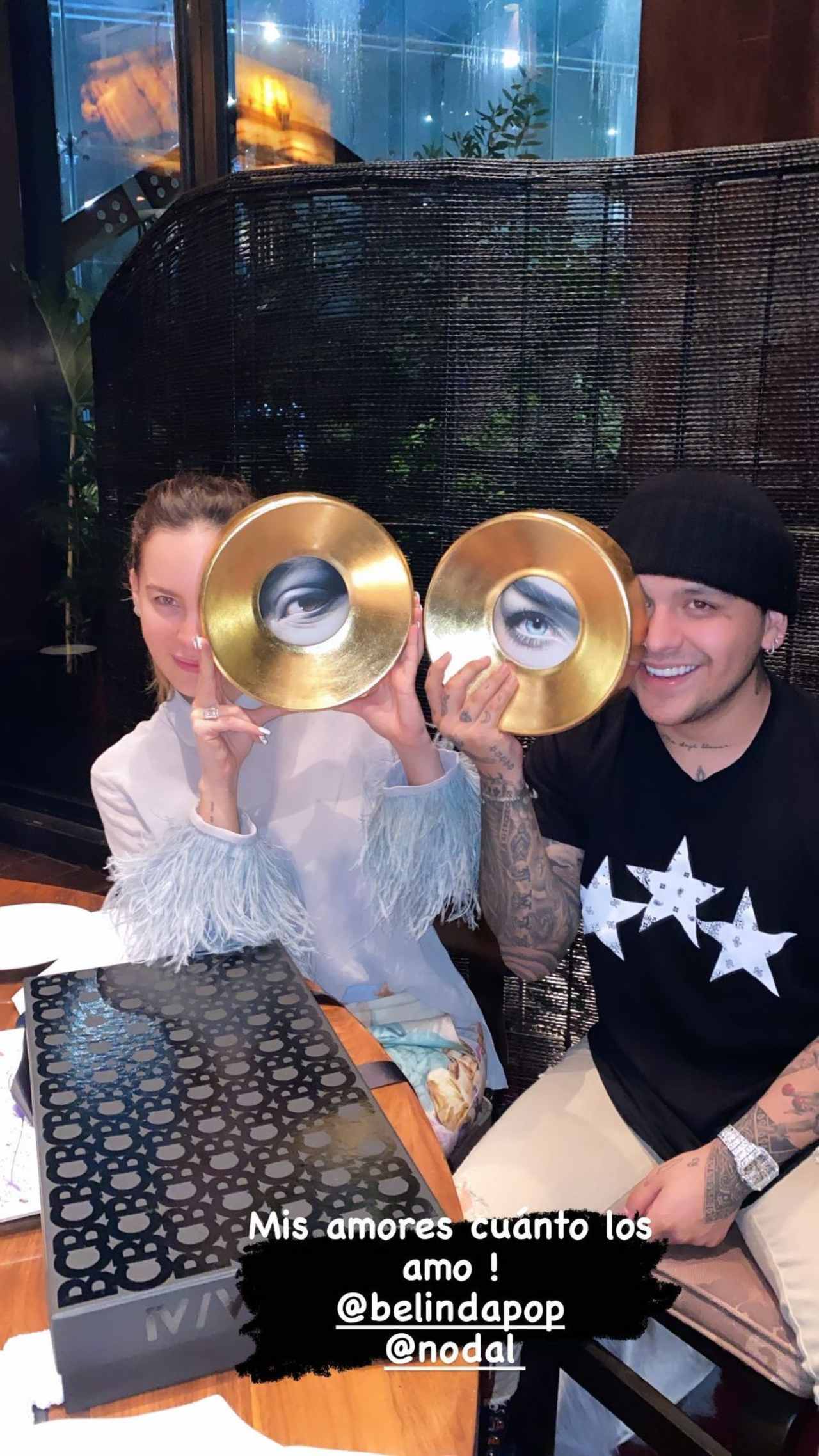El regalo raro de Belinda a Nodal