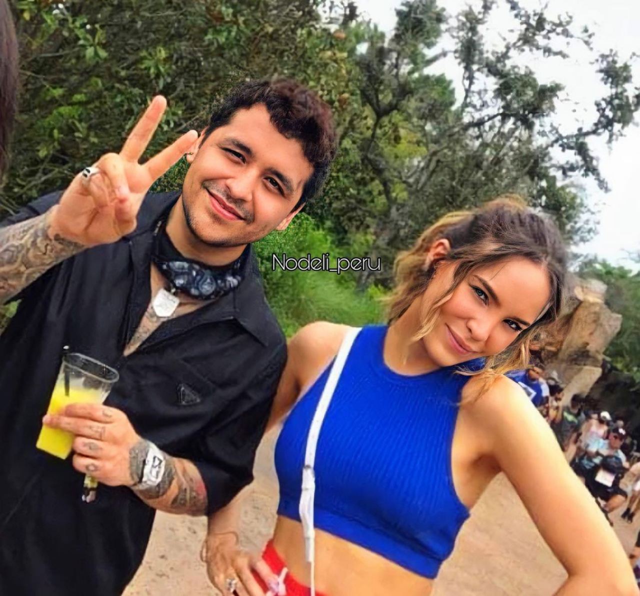 Disquera congela cuentas Nodal regalos Belinda