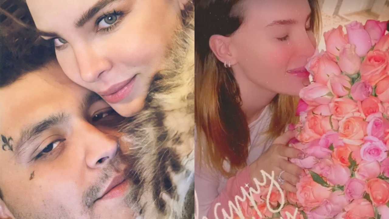 Belinda recibe regalo de cumpleaÃ±os de Nodal