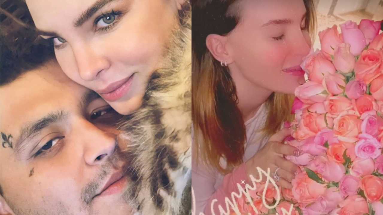Belinda recibe regalo de cumpleaños de Nodal