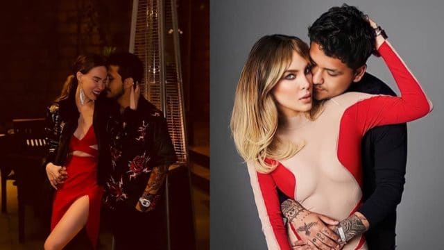 Belinda se viste charro Nodal baile