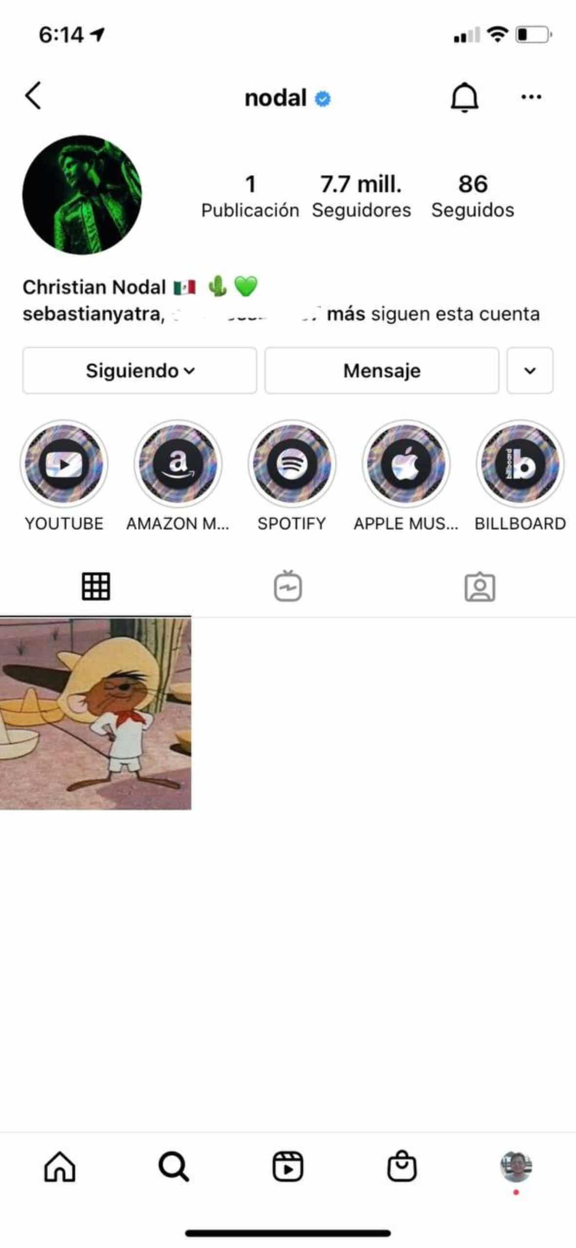 Christian Nodal y el significado de Speedy Gonzales