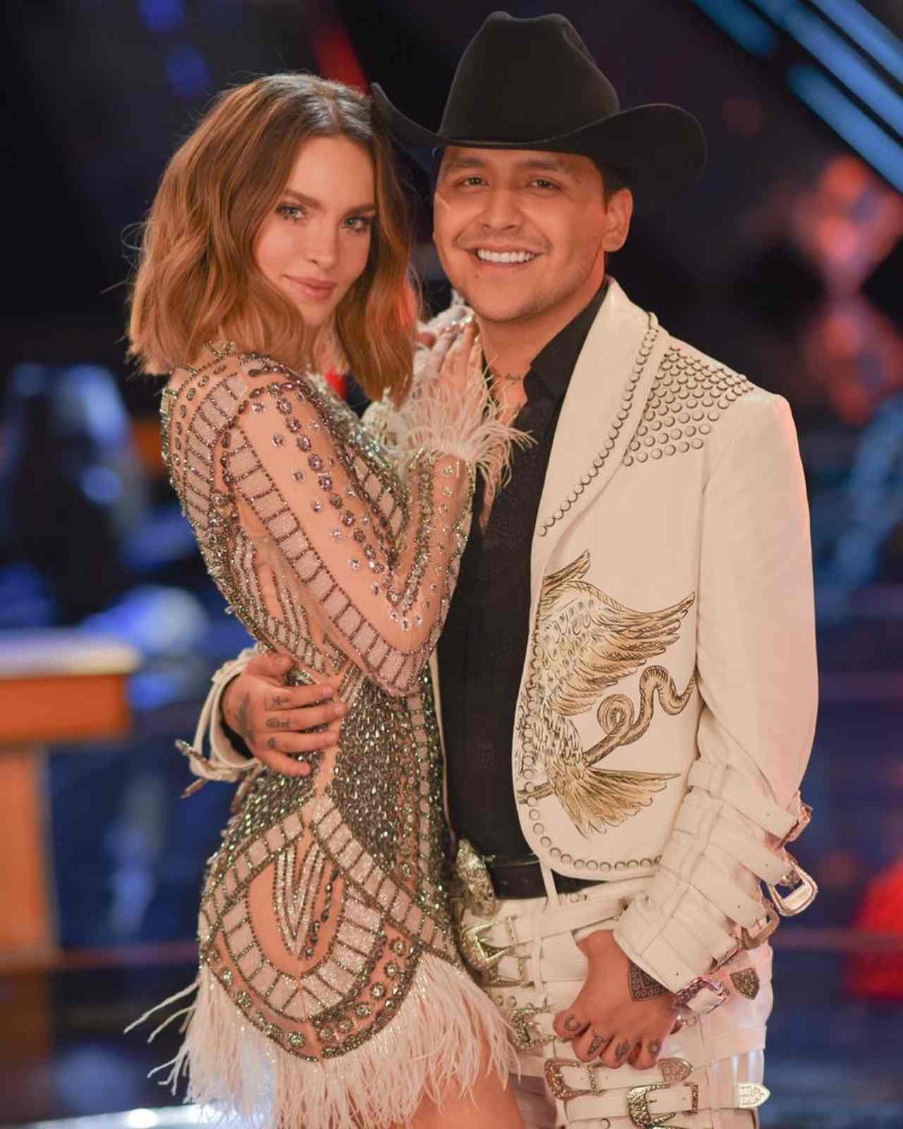 Belinda y Christian Nodal festejan aniversario