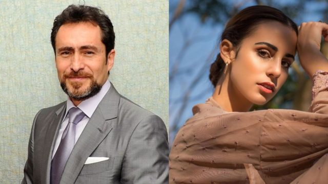 Demian Bichir su novia Victoria Aletta