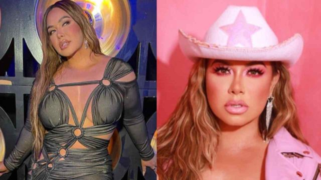 Chiquis Rivera niÃ±a discos con abuelita