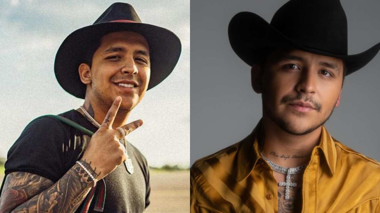 Christian Nodal filtran video cantando
