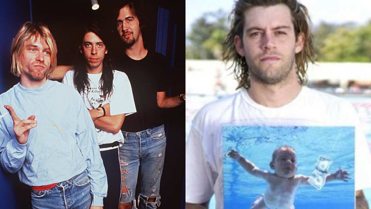 Nirvana Nevermind portada bebé