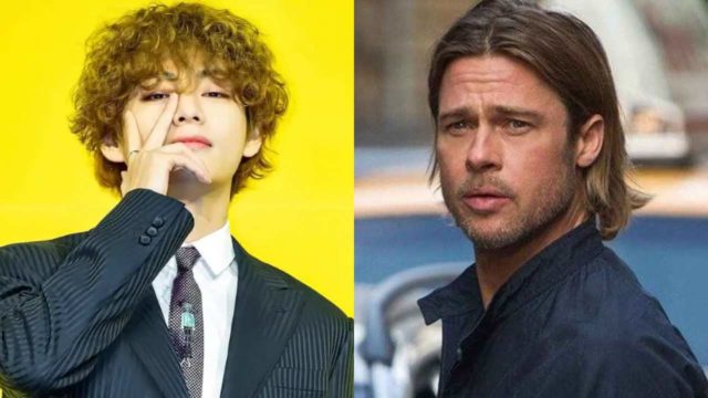 BTS V Brad Pitt