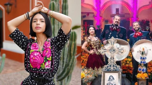 Angela Aguilar estatura de modelo profesional