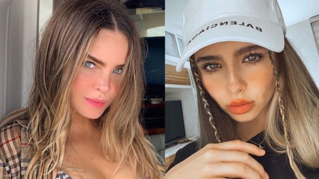 Hermana Nodal Amely copia look Belinda