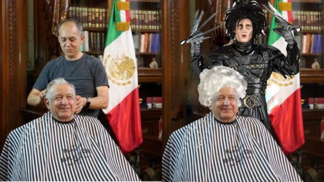 Los mejores memes de AMLO con su peluquero