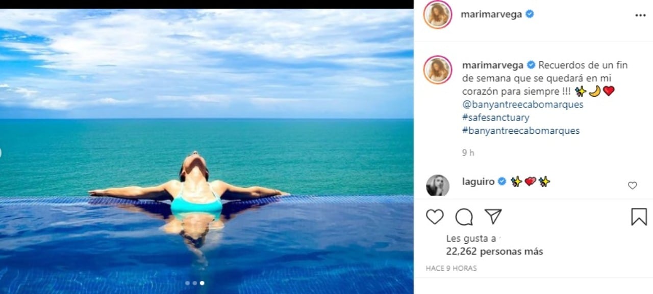 Marimar Vega vacaciones se compromete novio