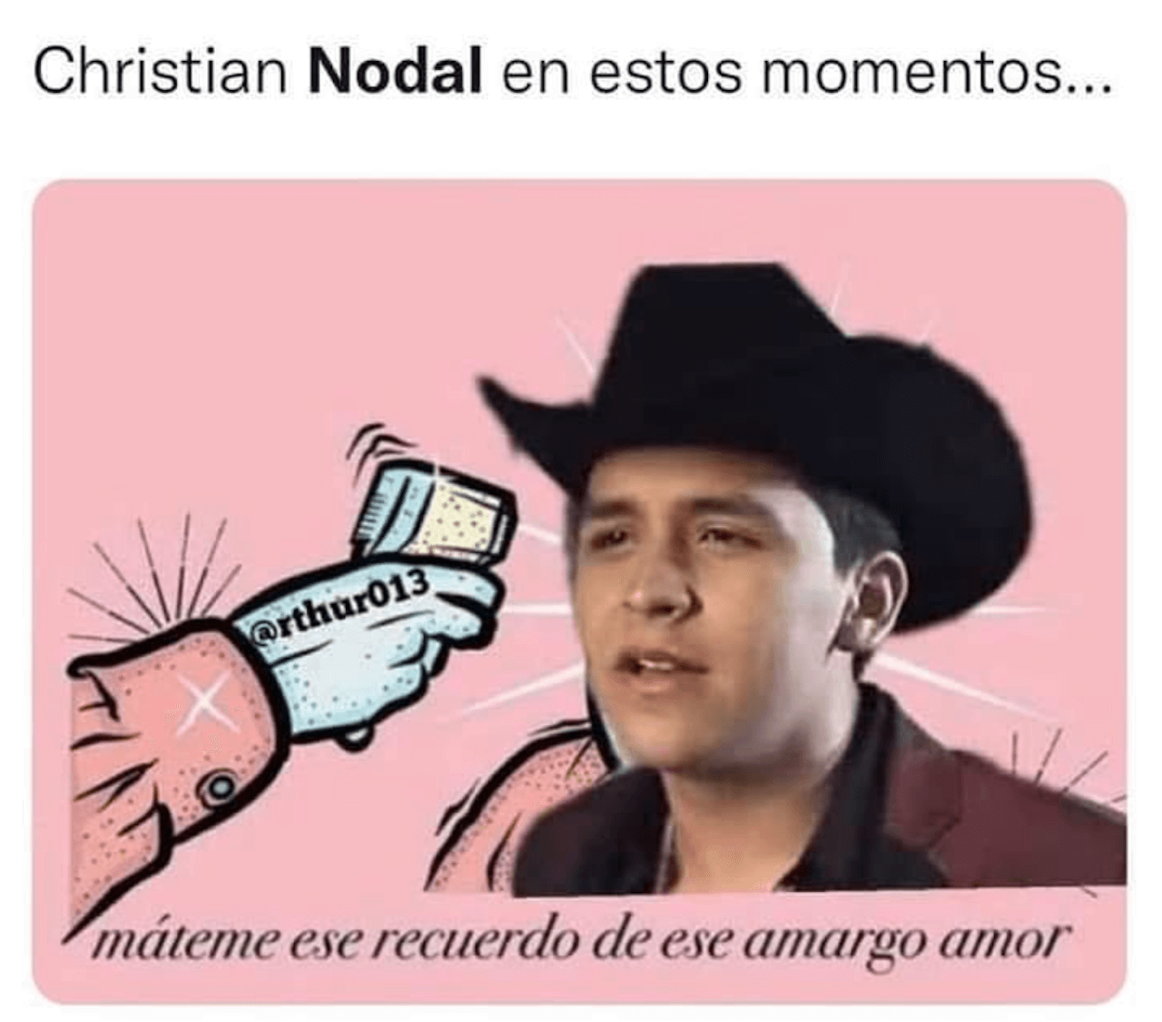 Memes del final de la relación de Belinda y Nodal