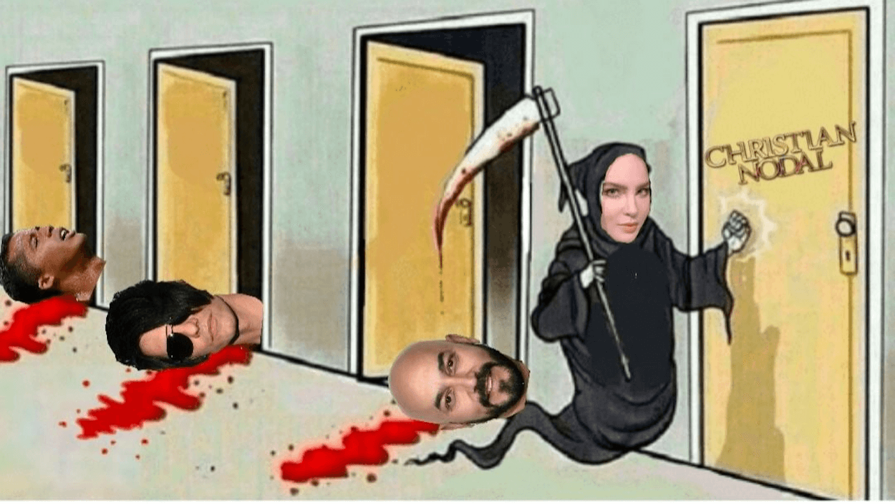 Meme de Belinda terminando a Nodal