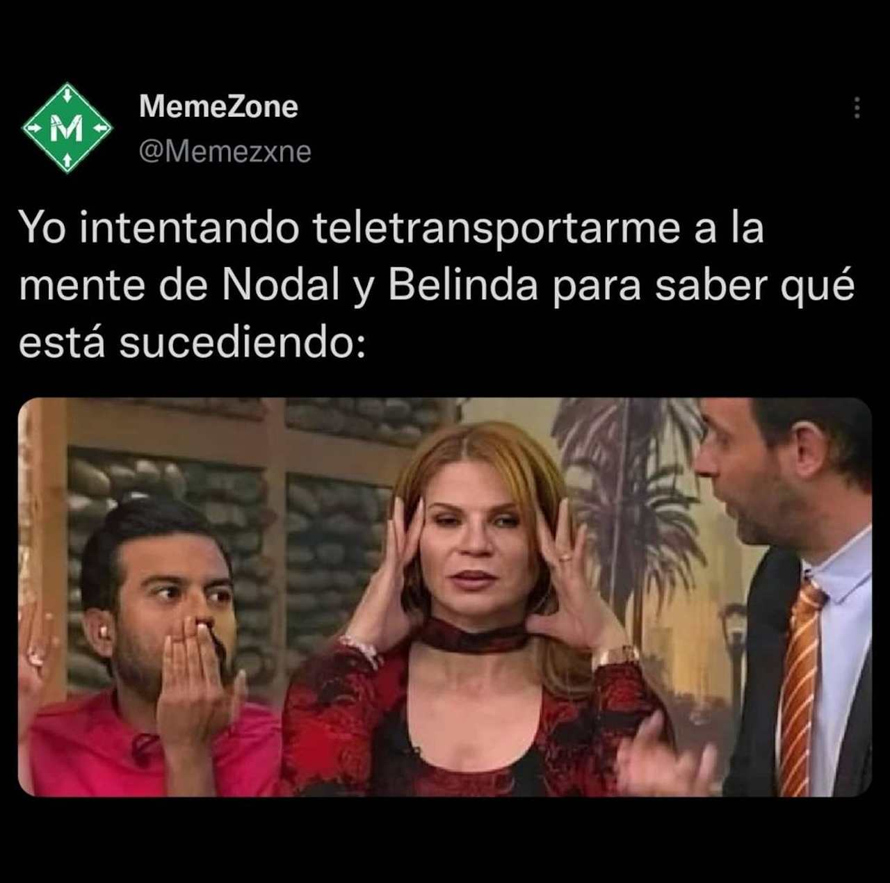 Meme de Belinda y Nodal terminaron Mhoni Vidente