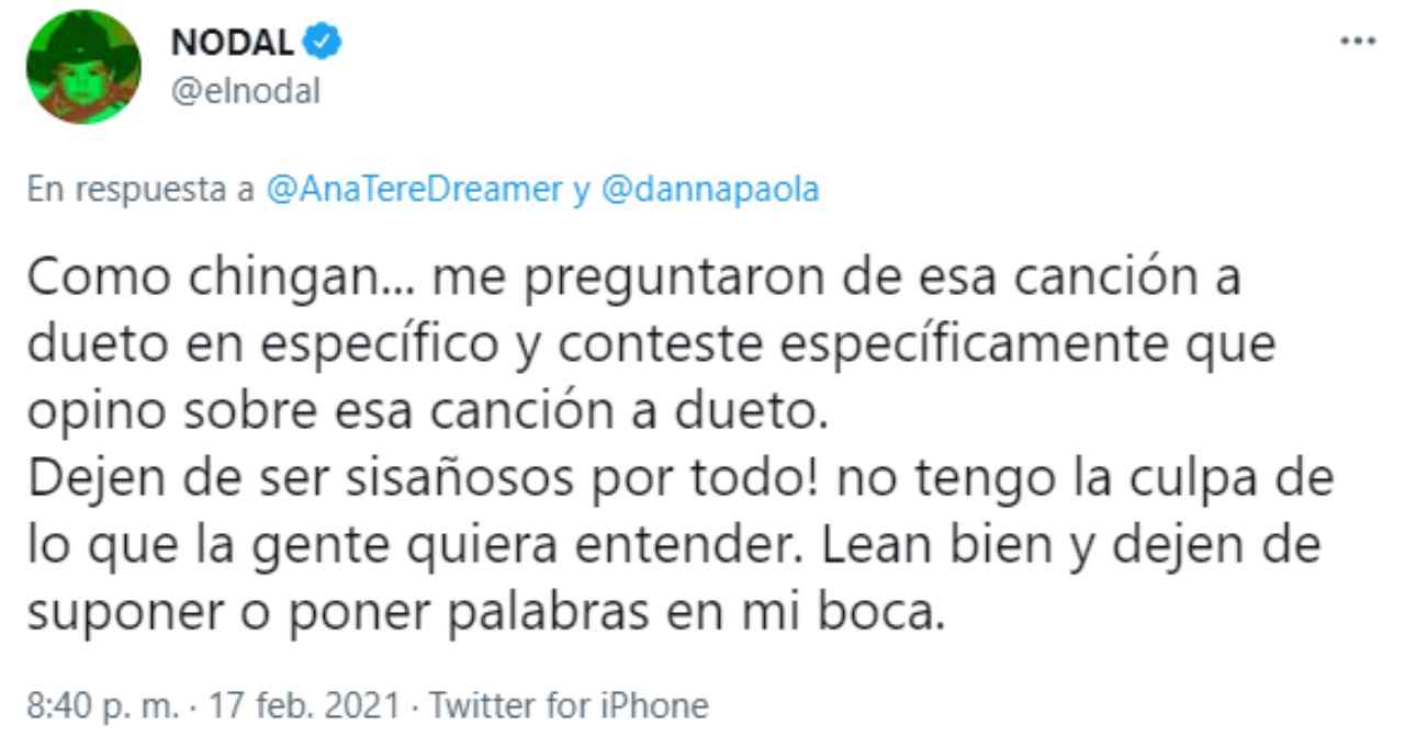 Christian Nodal Danna Paola 