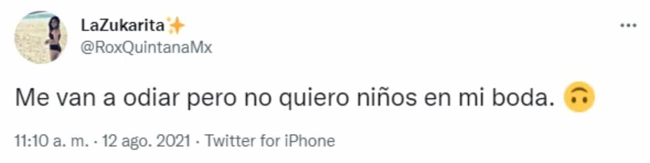 no quiero ninos en mi boda