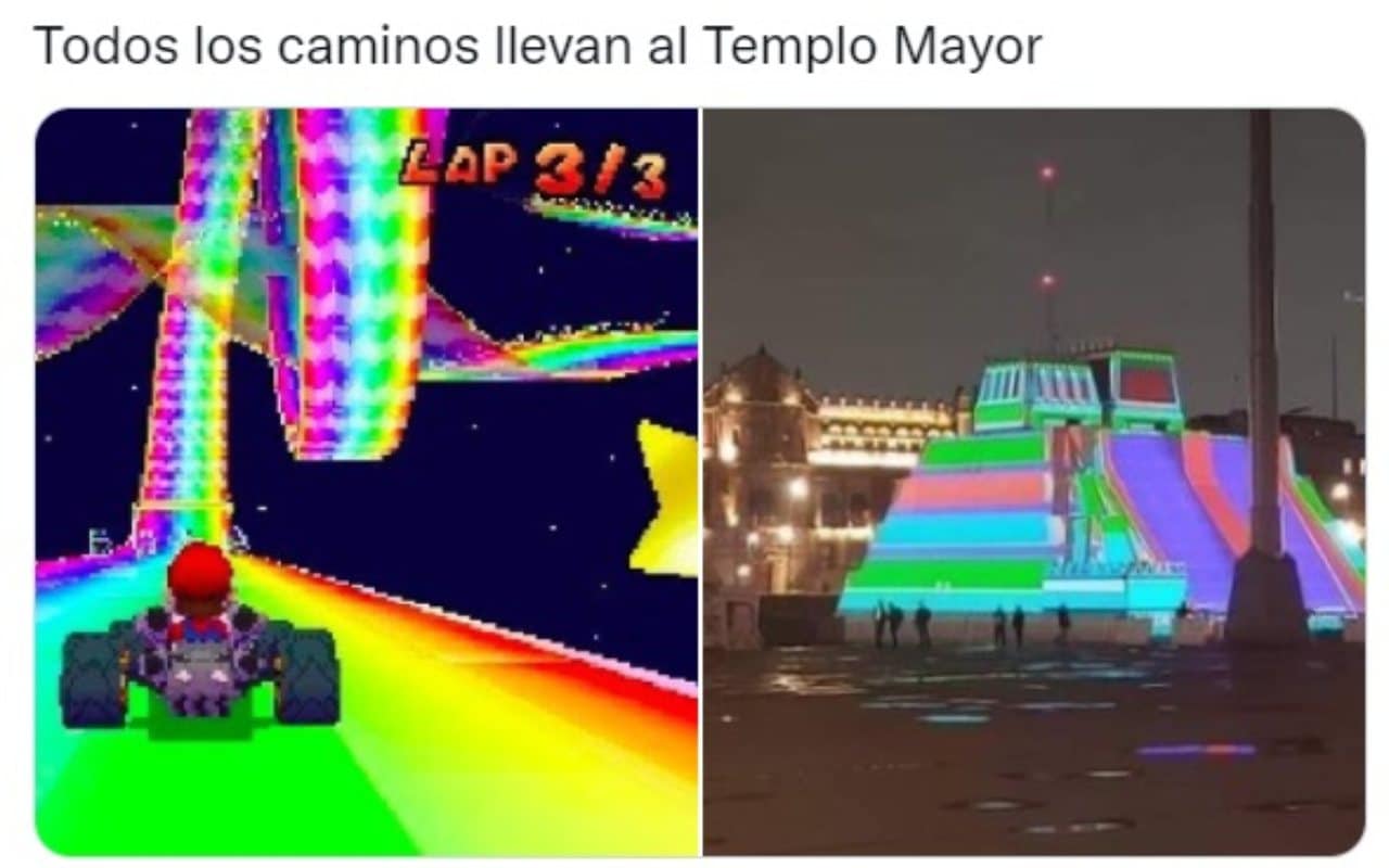 marios bros meme maqueta templo mayor