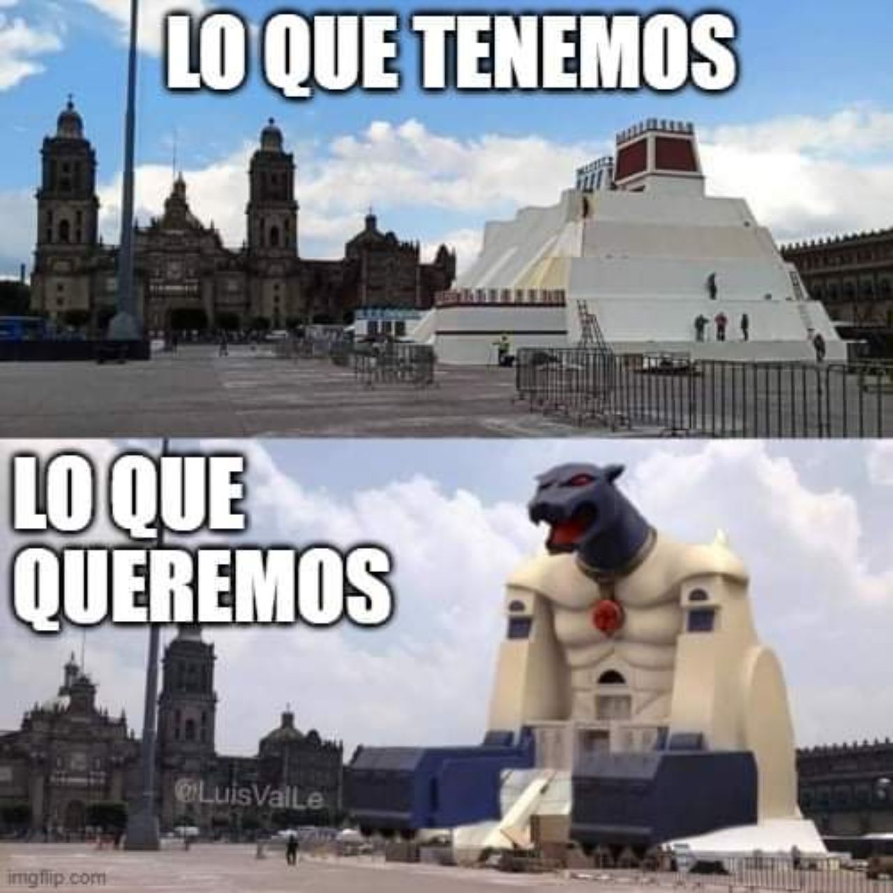 meme lo que queremos que tenemos