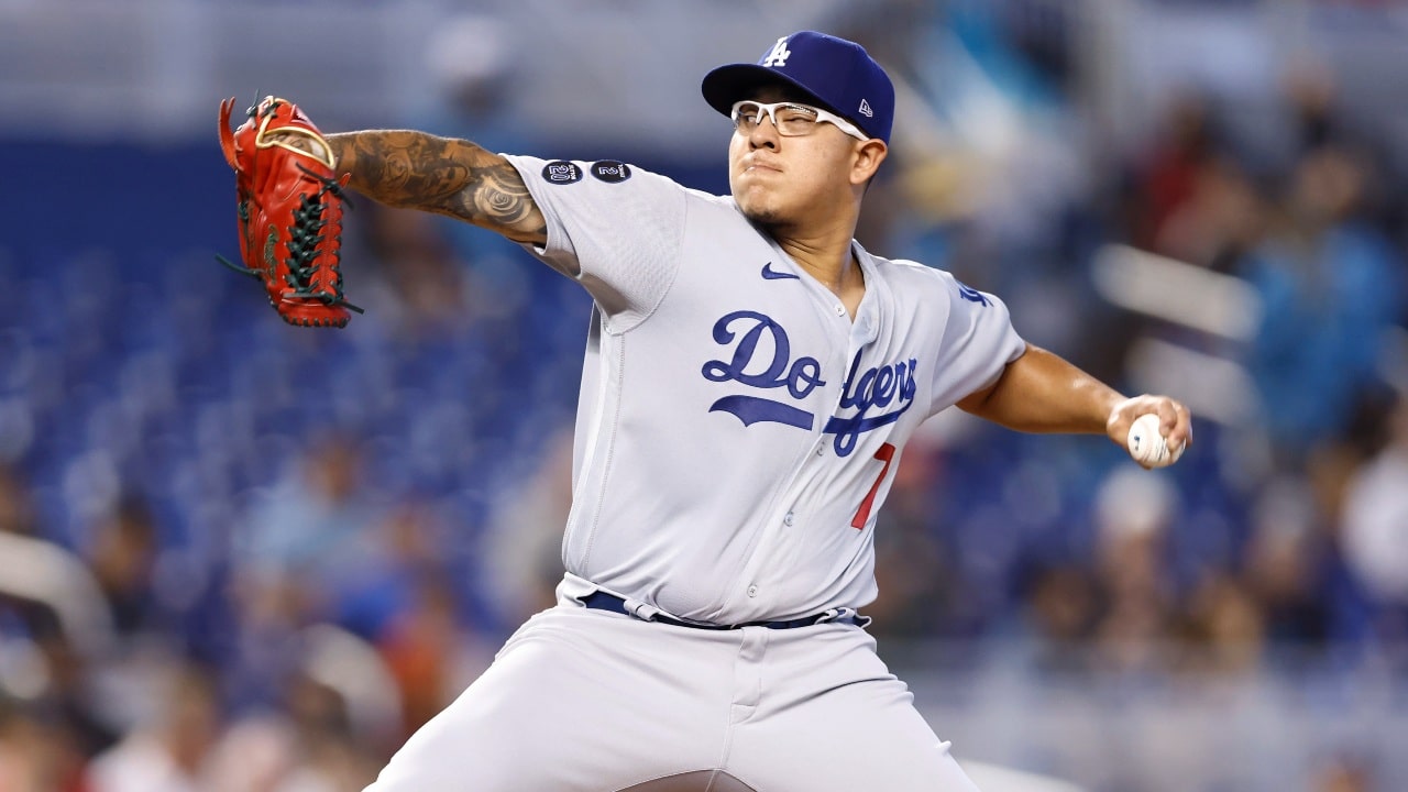 Julio Urias de los Dodgers
