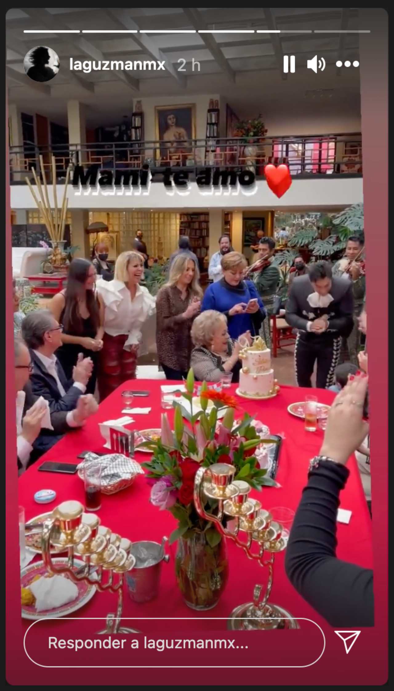Así festejó Silvia Pinal sus 90 años