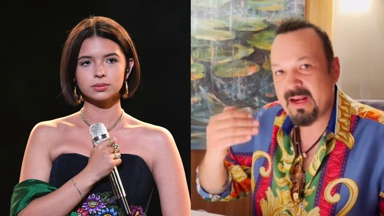 Angela Aguilar regano papa en vivo