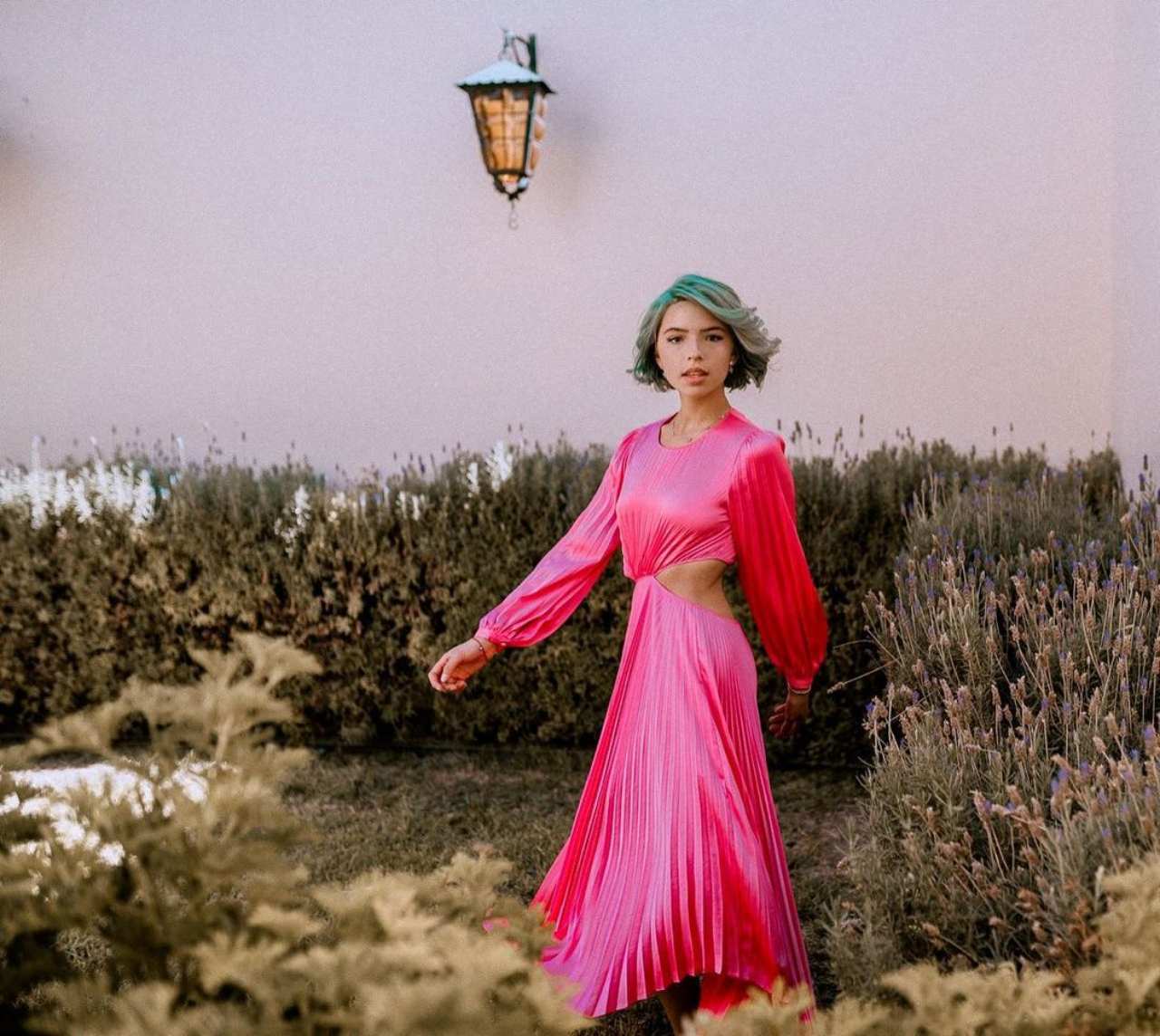 menor dinastia aguilar vestido rosa mexicano