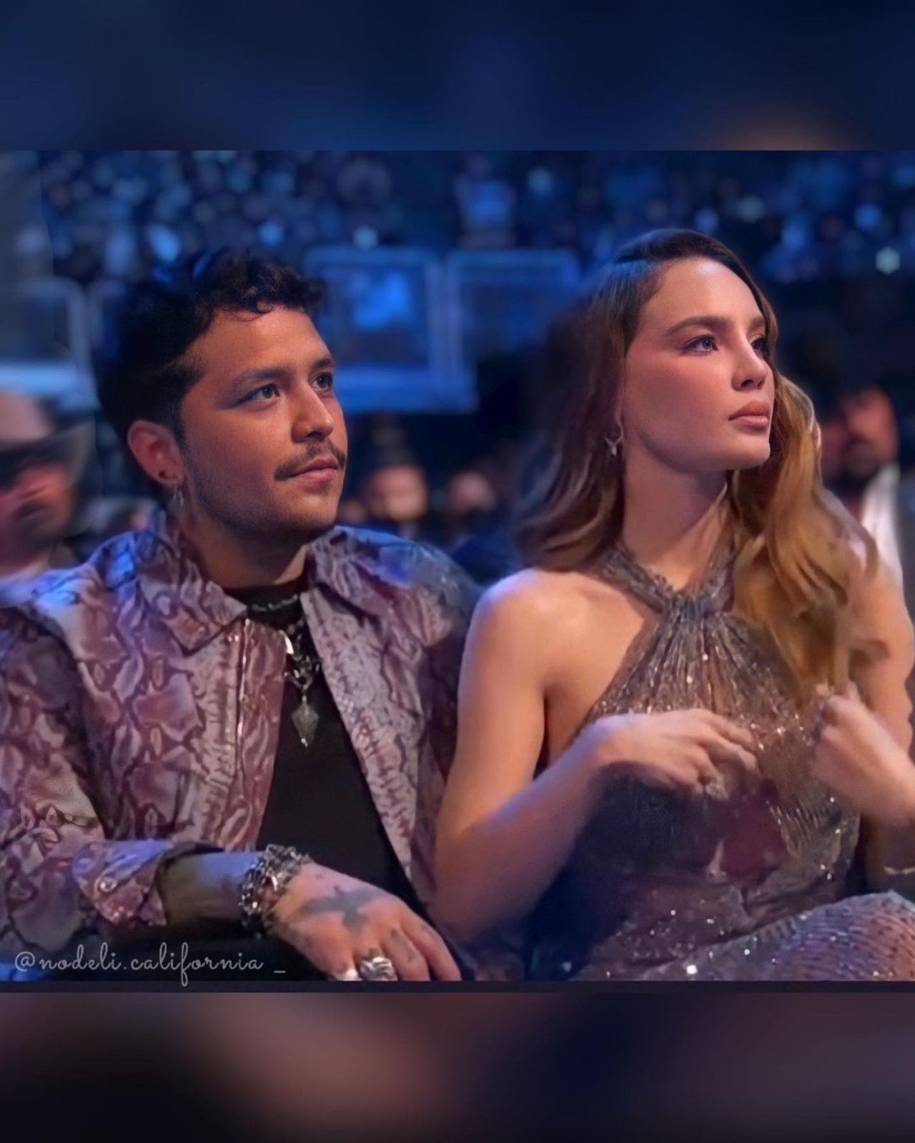 Nodal celos Belinda beso reportero Billboard