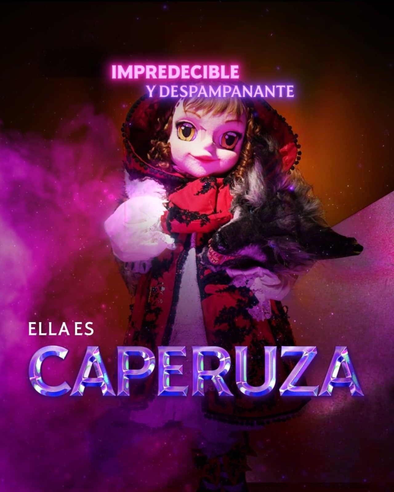 Caperuza en Quien es la mascara