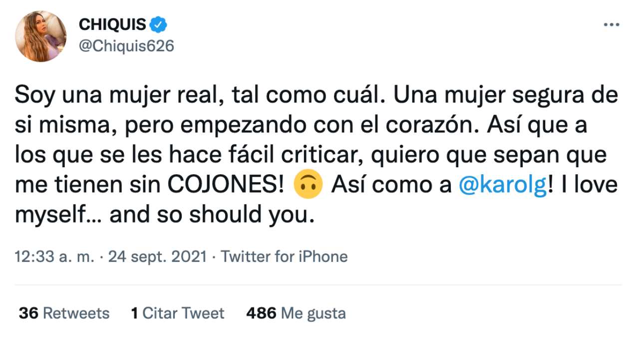 Chiquis responde a crÃ­ticas por vestido en los Billboard