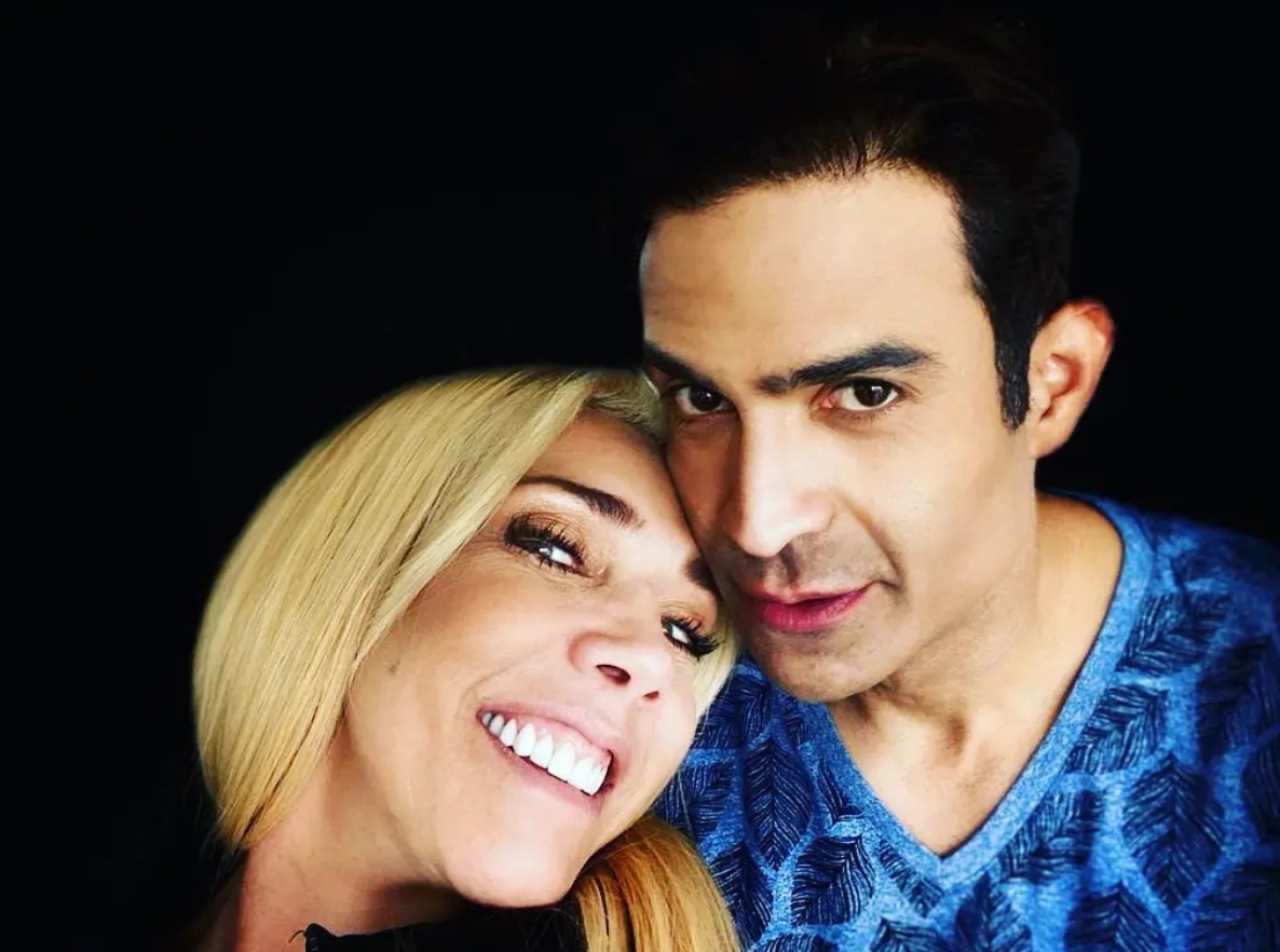 Cynthia Klitbo y su novio Juan Vidal