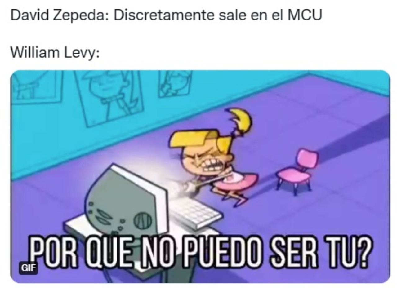 Meme William Levy David Zepeda MCU