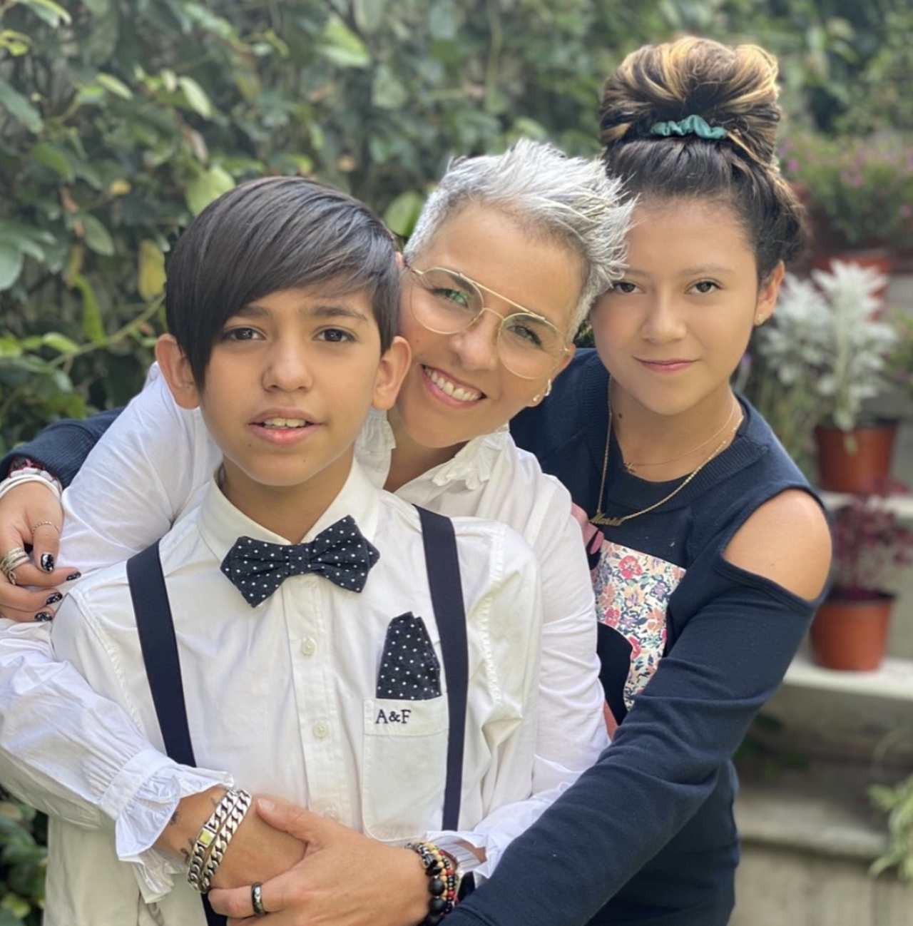Federica Quijano hijos Sebastián y María