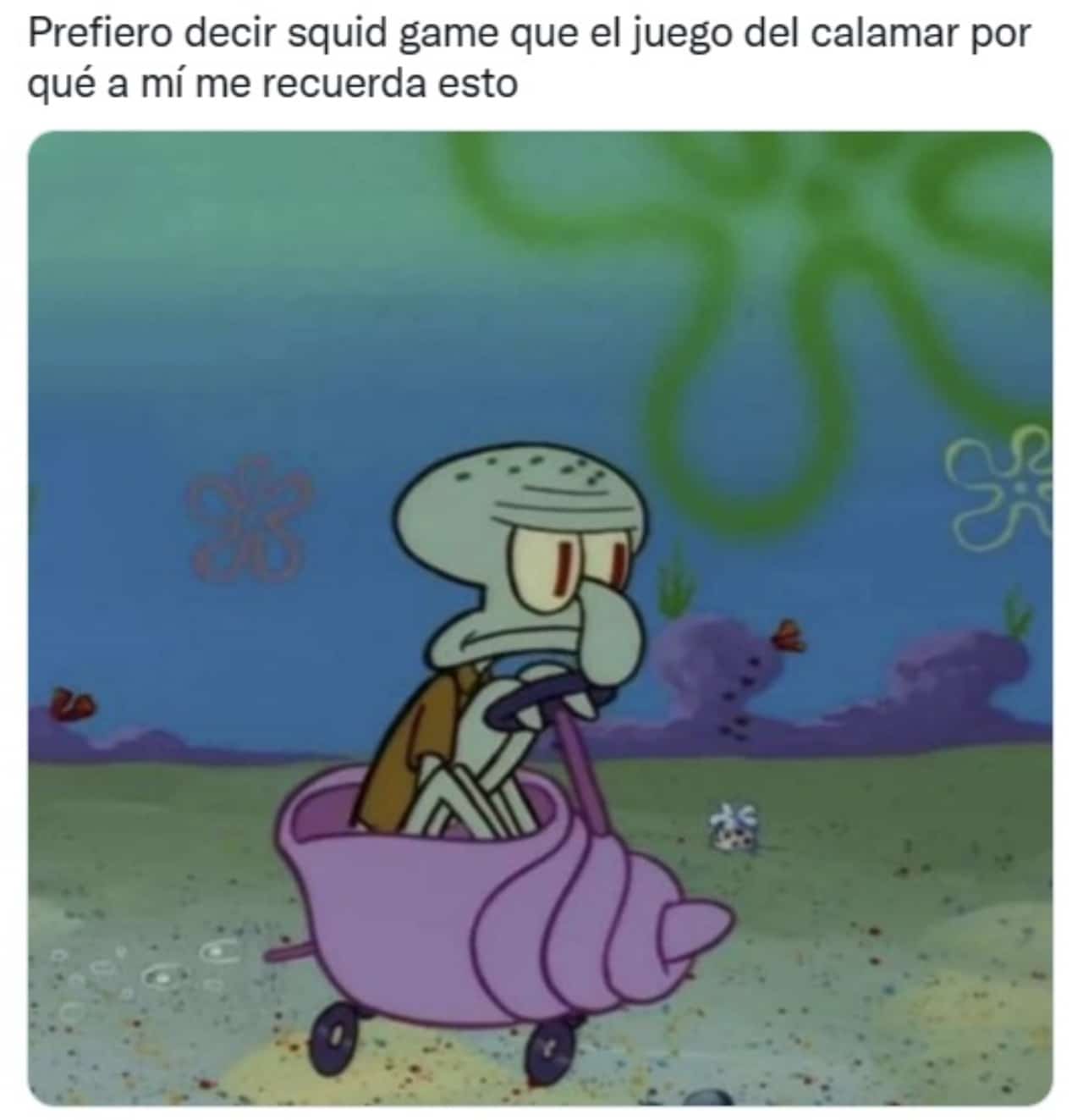 meme calamardo El juego del calamar