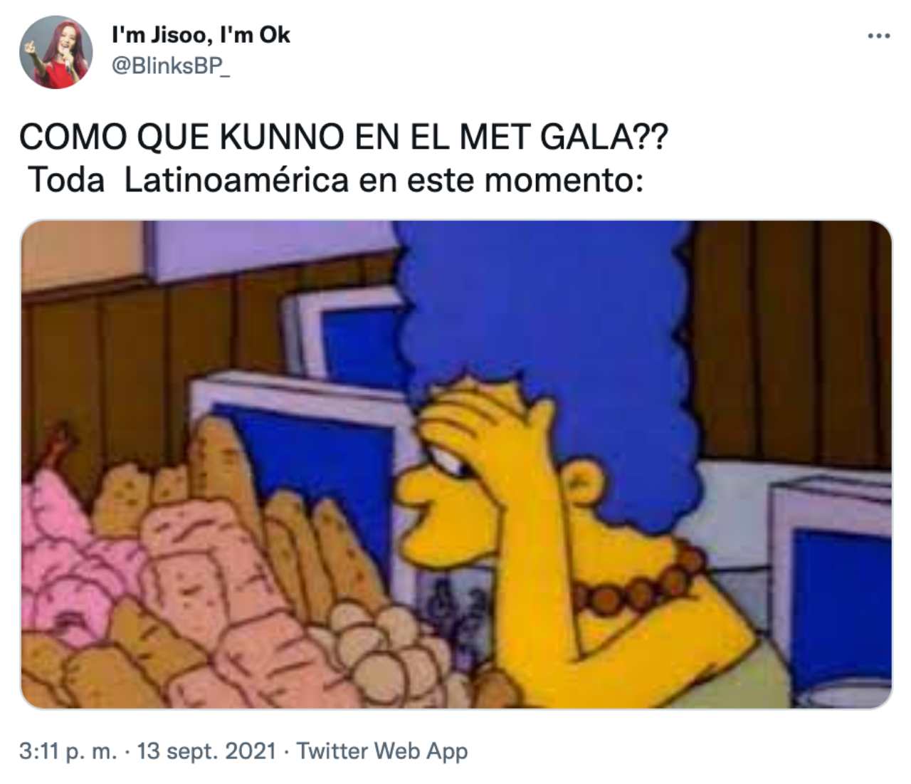 Meme de Kunno en la MET Gala