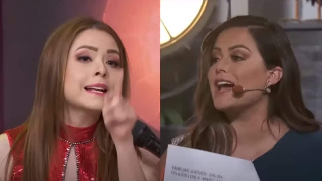 Mariana Echeverria Maryfer Centeno pelean vivo
