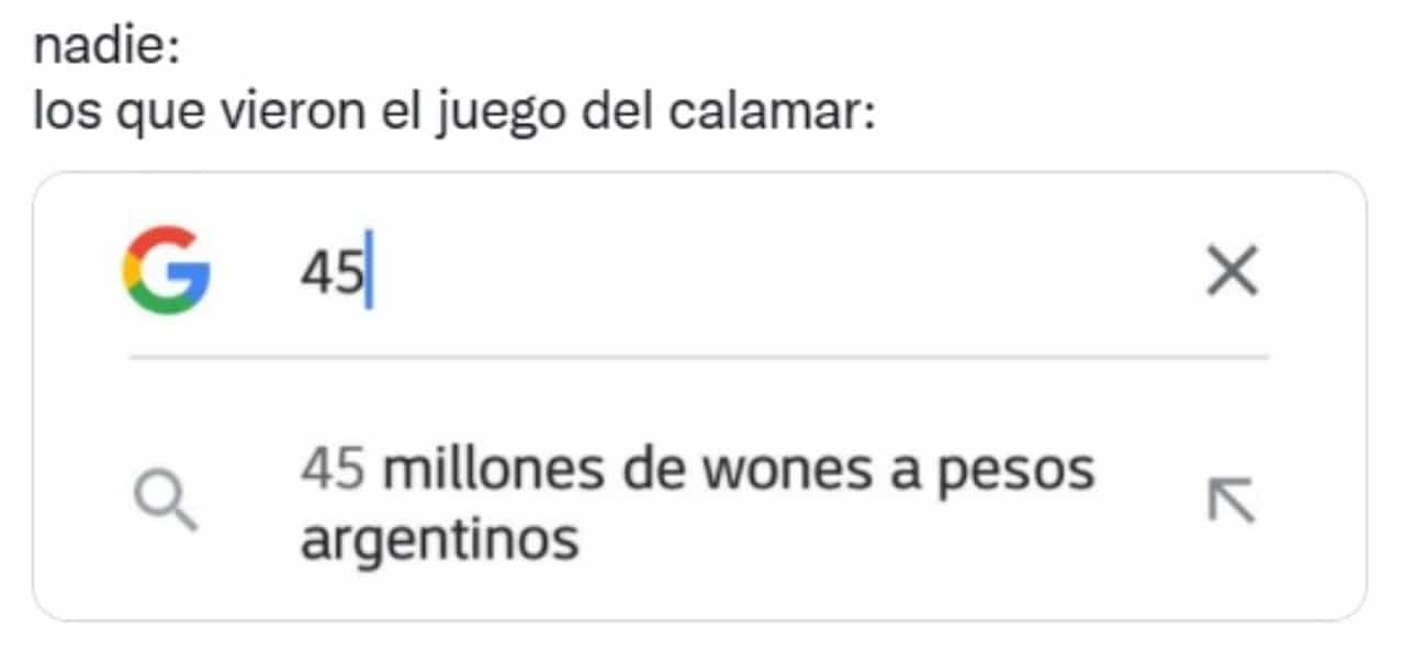meme 45 millones de wones serie