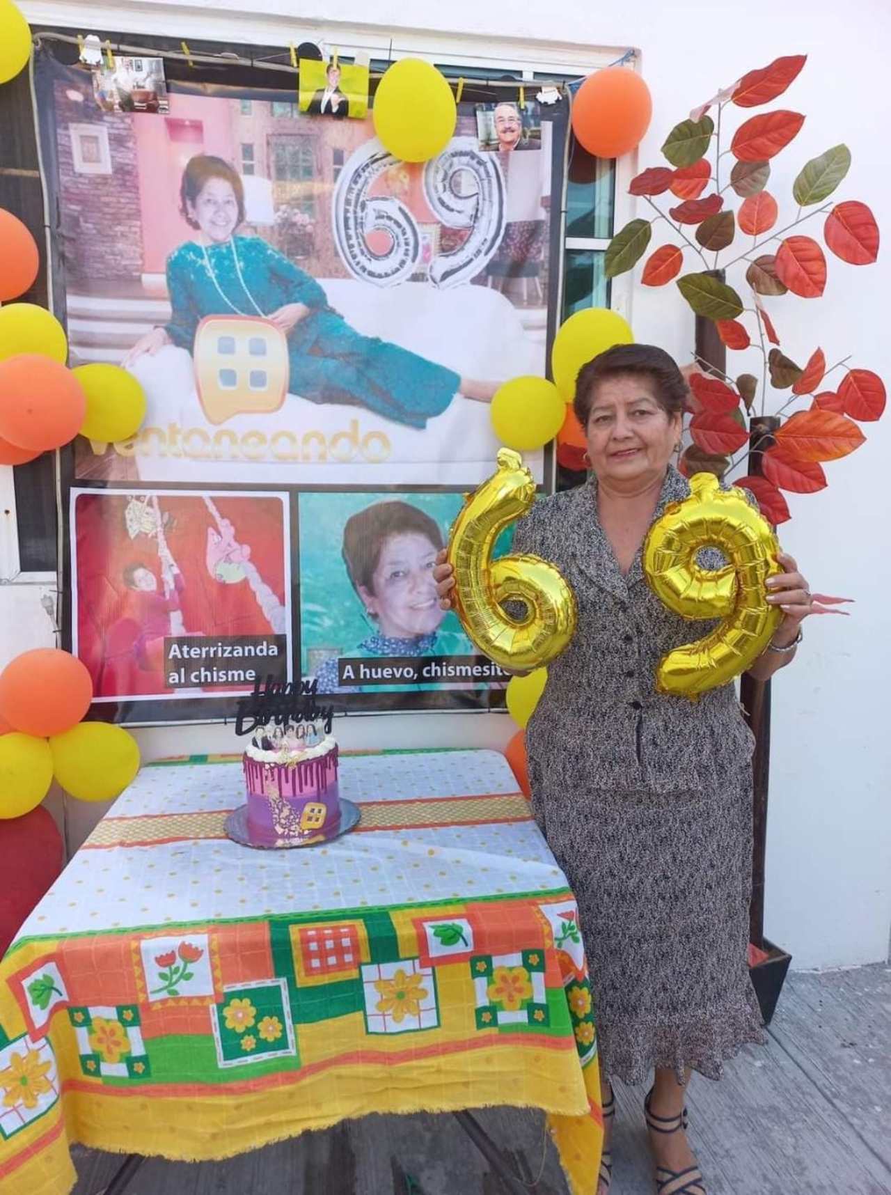 Mujer cumpleaños fiesta temática Pati Chapoy