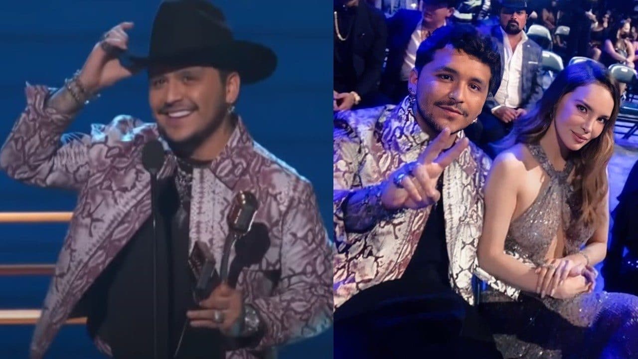 Nodal gana Billboard festeja beso Belinda